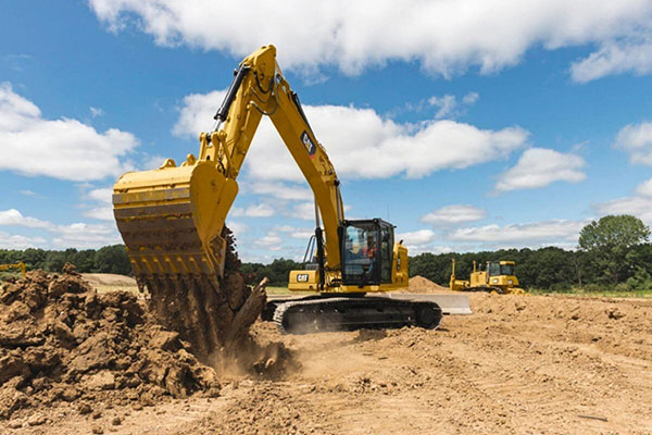 Foutcorrectie van de afwijking van het reisapparaat van de CAT320-serie graafmachines