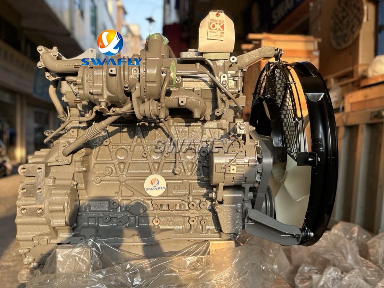 Hitachi 4HK1-motor Nieuwste uitleg over elektronische dieselmotor - Guangzhou SWAFLY