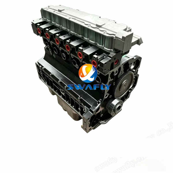 Volvo D6E-motor, kale motor met lang blok